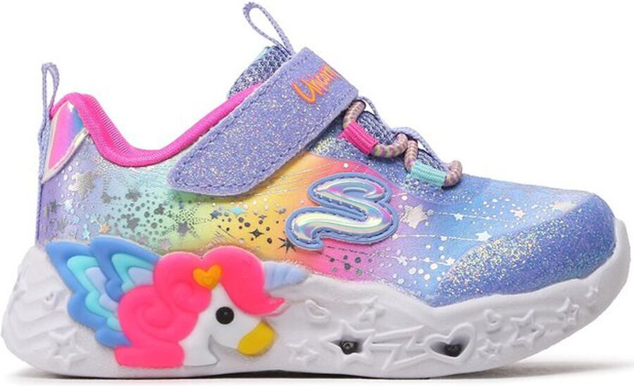 Skechers Unicorn Charmer Twilight Dream 302681N-BLMT voor Blauw Sneakers Sportschoenen - Foto 4