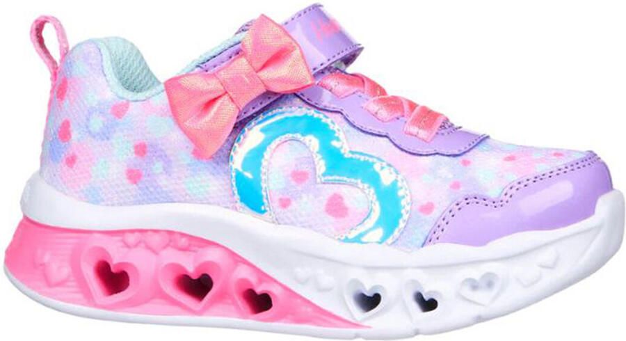 Skechers Kinderschoenen LED Hartjes Sneakers Geel Unisex - Foto 2