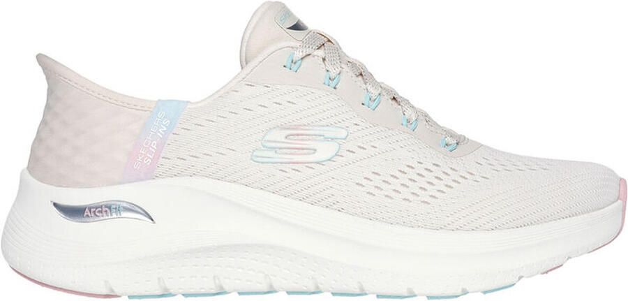 Skechers Slip-on sneakers ARCH FIT 2.0-EASY CHIC instapschoen vegan met elastische bungee veters - Foto 8