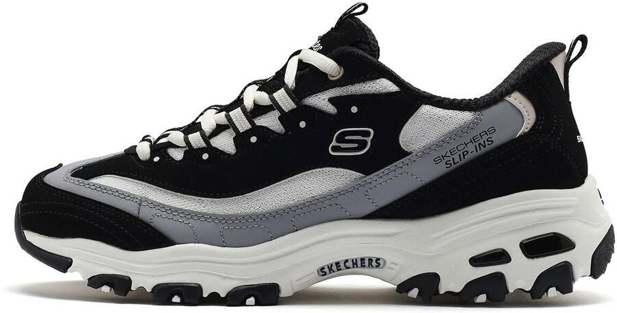 Skechers D LITES-SMOOTH NOSTALGIA Dames Instappers Zwart - Foto 6