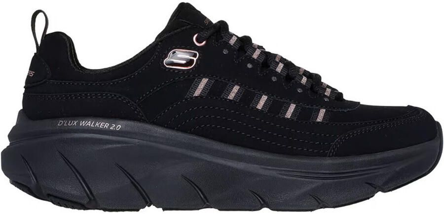 Skechers D'Lux Walker 2.0-Golden Step Dames Sneakers Zwart Roségoud - Foto 4