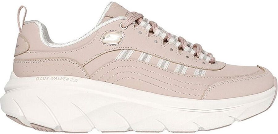 Skechers D'Lux Walker 2.0-Golden Step Dames Sneakers Taupe Goud - Foto 3