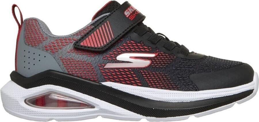 Skechers Kinderen Microspec Max Velocity Sneakers 404110L BKRD Black Red - Foto 2