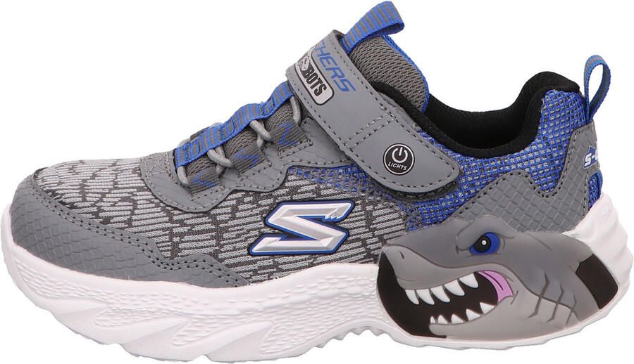 Skechers Creature-Lights Jongens Sneakers Grijs;Blauw - Foto 2
