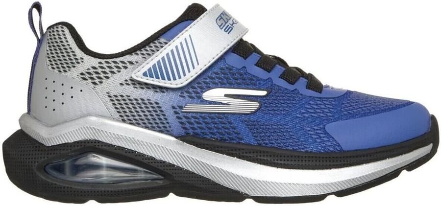Skechers Microspec Max Velocity jongens sneakers blauw grijs - Foto 2