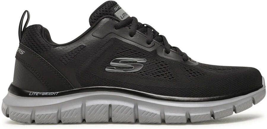 Skechers Track-Broader 232698-BKCC Mannen Zwart Sneakers Sportschoenen - Foto 4