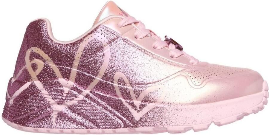 Skechers Uno Lite Heartdust Forever Sneakers Veterschoenen Pink Multi - Foto 2
