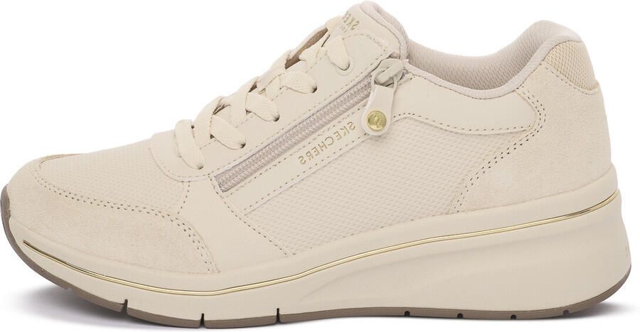 Skechers BILLION FLEX LUXE UP Dames Veterschoenen Naturel - Foto 2