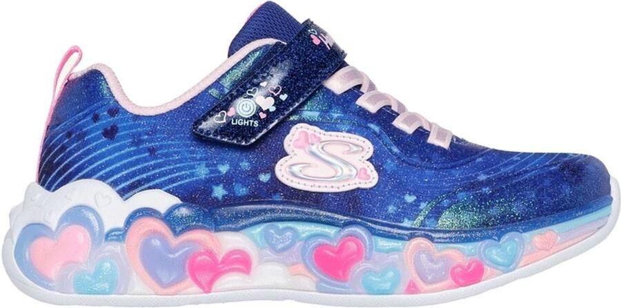 Skechers Eternal Heart Lights 302696L-NVMT voor Marineblauw Sneakers Sportschoenen