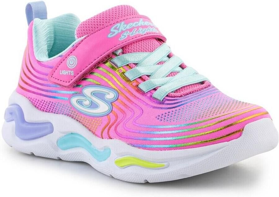 Skechers Sandalen S-Lights Wavy Beams 302338L-PKMT Pink Multi
