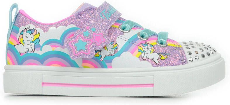 Skechers Twinkle Sparks Jumpin' Clou Sneakers Paars;Multicolour - Foto 2
