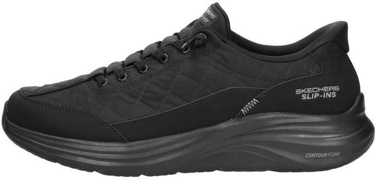 Skechers Heren Cozy Fit Slip-ins Sneakers Contour Foam 232619 BBK Black - Foto 15