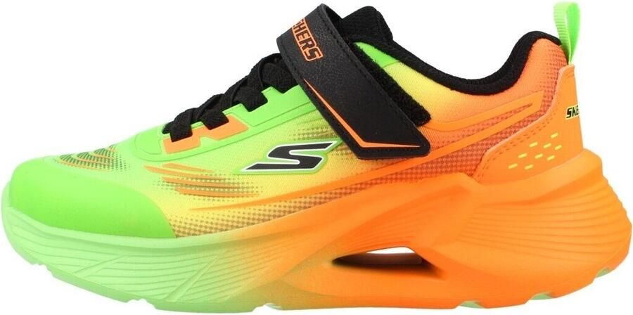 Skechers Tidal-Tech jongens sneakers oranje groen - Foto 3