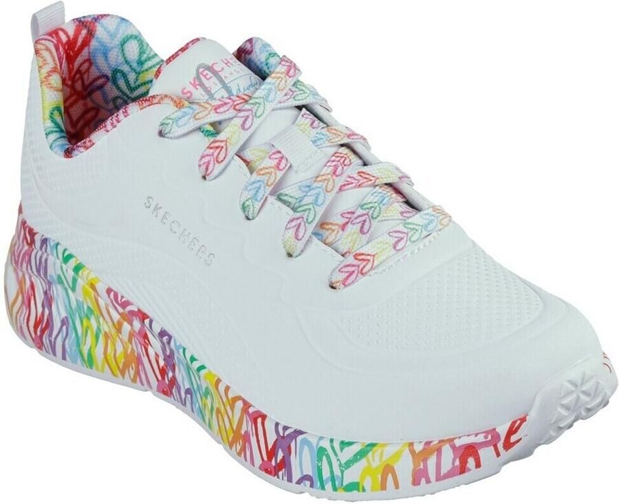 Skechers Uni Lite dames sneakers wit Extra comfort Memory Foam - Foto 5