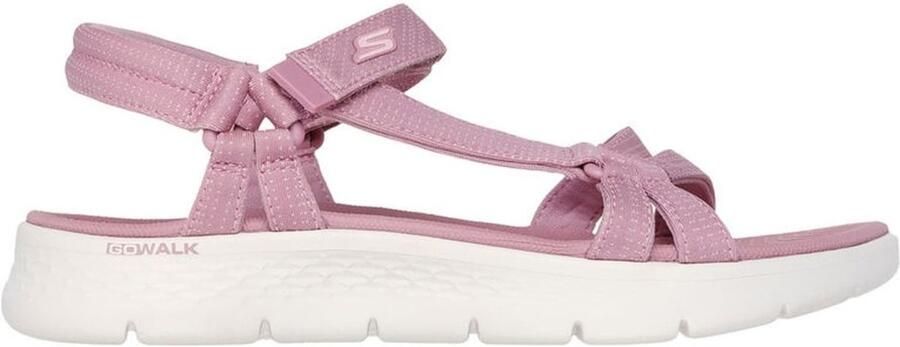 Skechers Sandalen GO WALK FLEX SANDAL-SUBLIME-X zomerschoen sandaal klittenbandschoen met goga mat voetbed