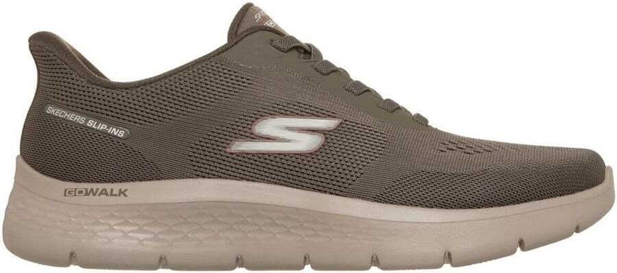 Skechers Heren Go Walk Flex Master Slip-On Sneaker 216924 DKTP bruin - Foto 2