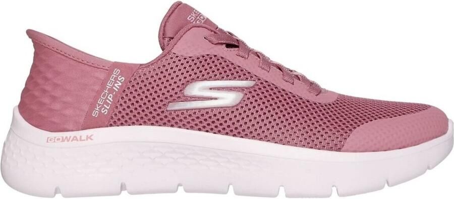 Skechers -Dames roze sneakers - Foto 4