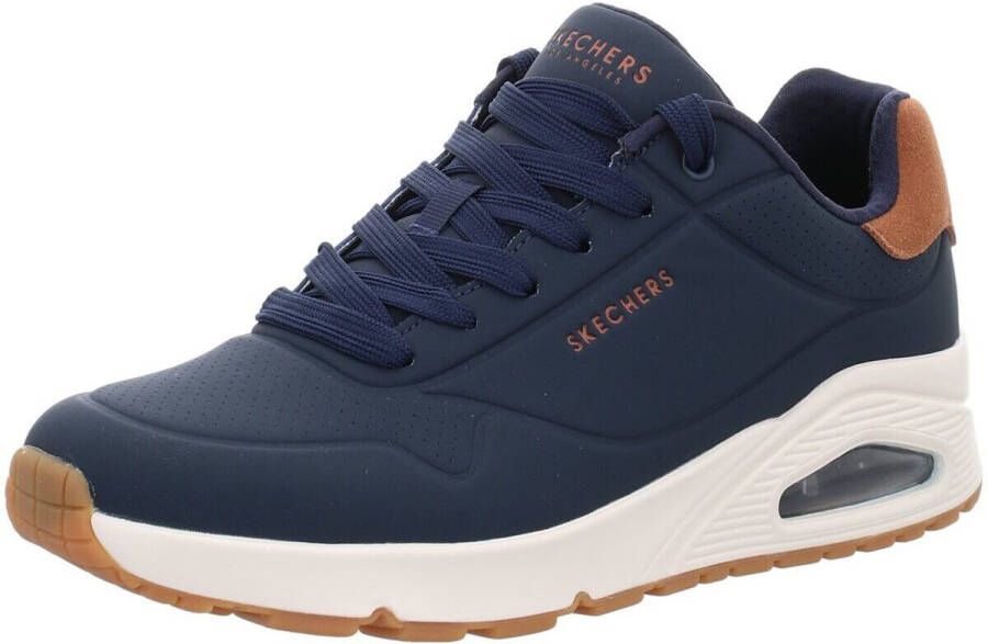 Skechers Sneakers UNO-SUITED ON AIR vrijetijdsschoen lage schoen veterschoen met modieuze sleehak - Foto 13