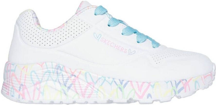 Skechers Uno Lite Lovely Lite 314976L WPTQ Wit Turqoise - Foto 2