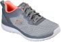 Skechers Dames Textiel Synthetische Sneakers Gray Dames - Thumbnail 12