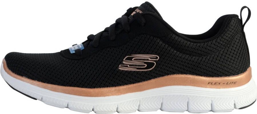 Skechers Flex Appeal 4.0 Active Flow Dames Sneakers Black White - Foto 3