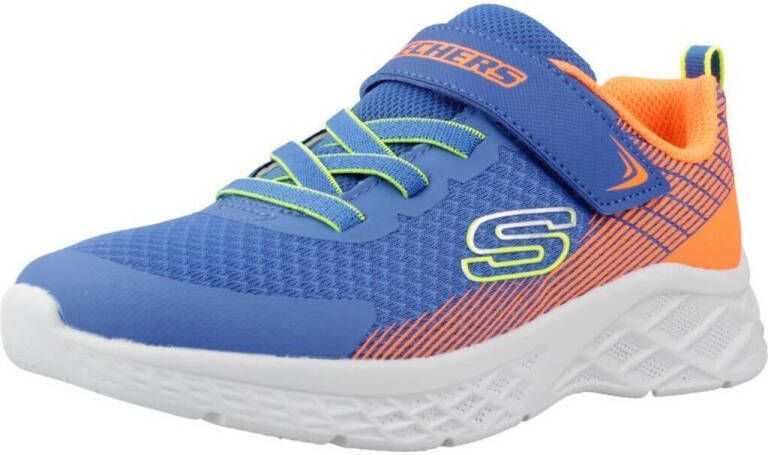 Skechers Microspec II Zovrix 403924L-NBLM voor een Marineblauw Sneakers Sportschoenen - Foto 3