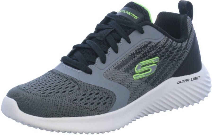 Skechers Bounder-Verkona Heren Sneakers Charcoal Grey