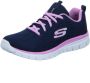 Skechers Sport Dames GRACEFUL GET CONNECTED Sneakers Dames Blauw - Thumbnail 2