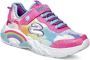 Skechers S Lights sneakers met glitters roze multi - Thumbnail 2