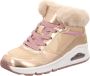 Skechers Uno hoge sneakers goud Meisjes Imitatieleer 34 - Thumbnail 3