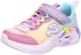Skechers Unicorn sneakers met lichtjes roze multi Meisjes Textiel Meerkleurig 34 - Thumbnail 3