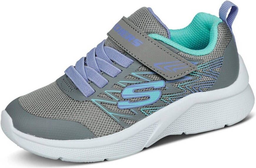 Skechers Microspe Bold Delight 302468L-GRY voor meisje Grijs Sneakers Sportschoenen - Foto 6