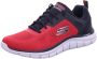 Skechers Sport Heren Track Broader Sneakers Heren Rood-Zwart 232698 RDBK - Thumbnail 3