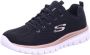 Skechers Graceful-Get Connected 12615-BKGD Vrouwen Zwart Sneakers Sportschoenen - Thumbnail 2