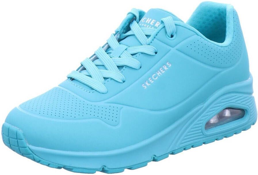 Skechers Sneakers met sleehak Uno Stand on Air met fijne perforatie vrijetijdsschoen lage schoen veterschoen - Foto 7