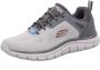 Skechers Track-Broader 232698-GYCC Mannen Grijs Sneakers Sportschoenen - Thumbnail 2