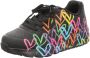 Skechers Sneaker 314064L BKMT UNO Lite Spread The Love Zwart Multi - Thumbnail 7