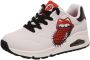 Skechers Sneakers UNO ROLLING STONES SINGLE! met opvallende print vrijetijdsschoen lage schoen veterschoen - Thumbnail 8