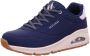 Skechers Slip-on sneakers UNO SHIMMER AWAY Slipper vrijetijdsschoen plateau sneaker met modieuze sleehak - Thumbnail 3