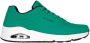 Skechers Uno Stand On Air Heren Sneakers Groen - Thumbnail 2