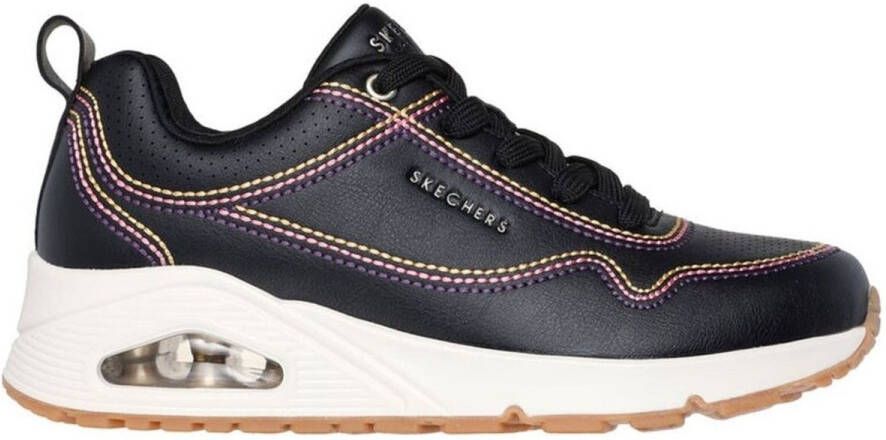Skechers Sneakers UNO-LUXURIOUS STITCHES wedge sneaker plateau sneaker met skech-air functie