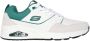 Skechers Uno Retro One Sneakers Heren Groen - Thumbnail 2