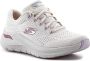 Skechers Arch Fit 2.0 Big League Dames Sneakers Gebroken Wit Roze - Thumbnail 15