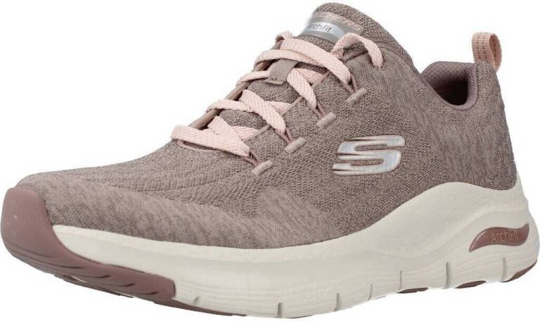 Skechers 149414 Arch Fit Comfy Wave Damesschoenen Sneaker DKTP-Bruin - Foto 7