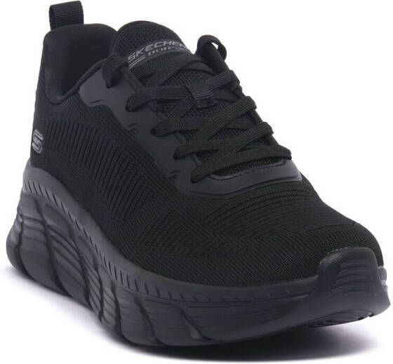 Skechers BOBS B FLEX HI FLYING HI Sneakers Platform Dames Zwart 117385 BBK - Foto 5