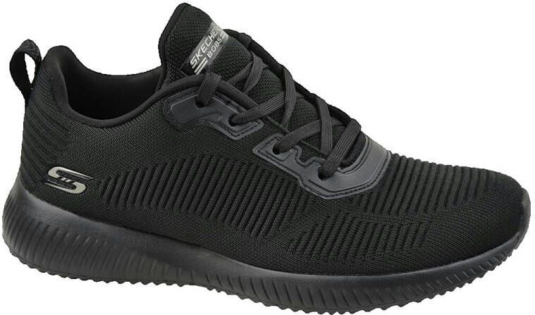Skechers bobs squad tough talk hardloopschoenen zwart dames - Foto 2