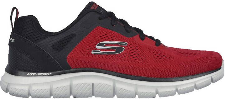Skechers Sport Heren Track Broader Sneakers Heren Rood-Zwart 232698 RDBK