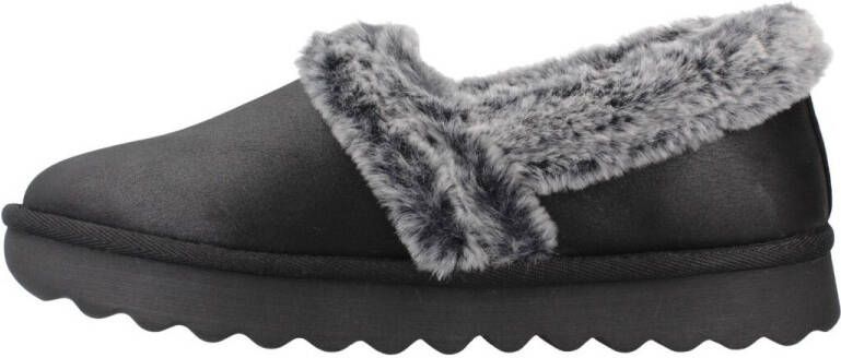 Skechers Cozy Up gevoerde dames pantoffels zwart Extra comfort Memory Foam - Foto 3