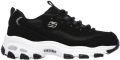 Skechers Sportieve leren sneakers voor actieve vrouwen Black Dames - Zwart