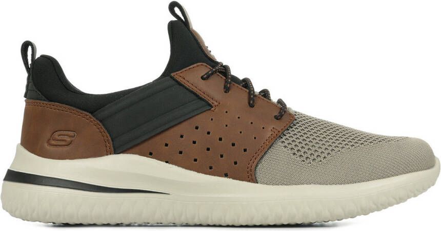 Skechers Slip-on sneakers DELSON 3.0-CICADA slipper vrijetijdsschoen met elastiek om in te stappen